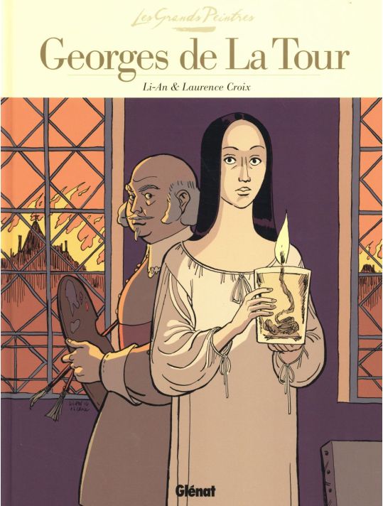 Les grands peintres : Georges de la Tour - La Madeleine à la veilleuse main product photo