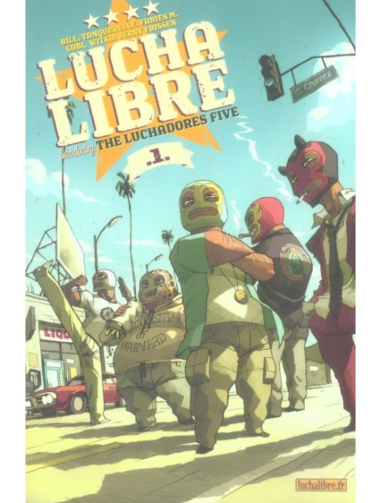 lucha libre tome 1 - introducing the luchadores five main product photo