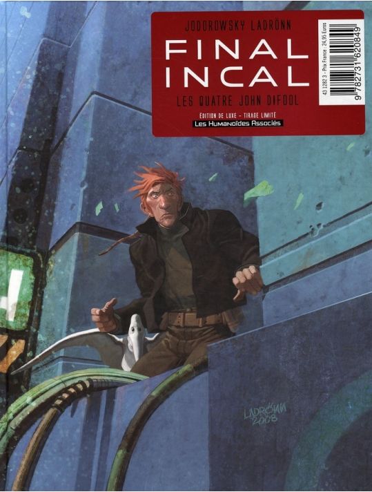 final incal tome 1 - noir et blanc luxe - les quatre john difool main product photo