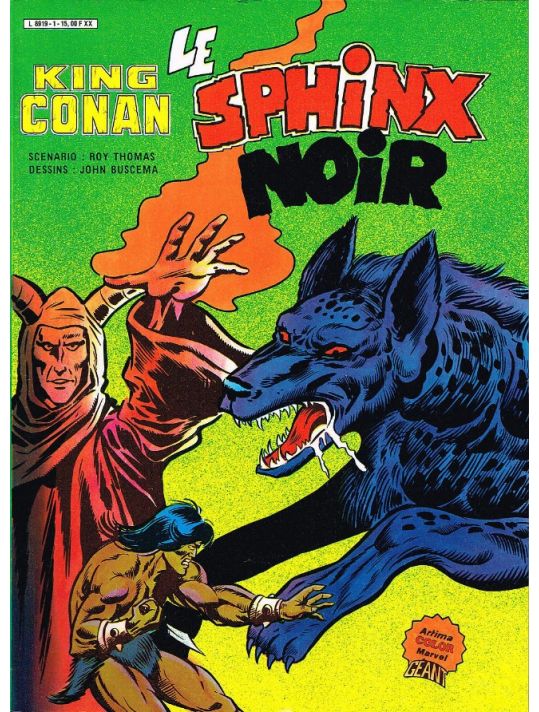 King Conan (Thomas/Buscema) tome 1 - Le Sphinx noir (éd. 1984) main product photo