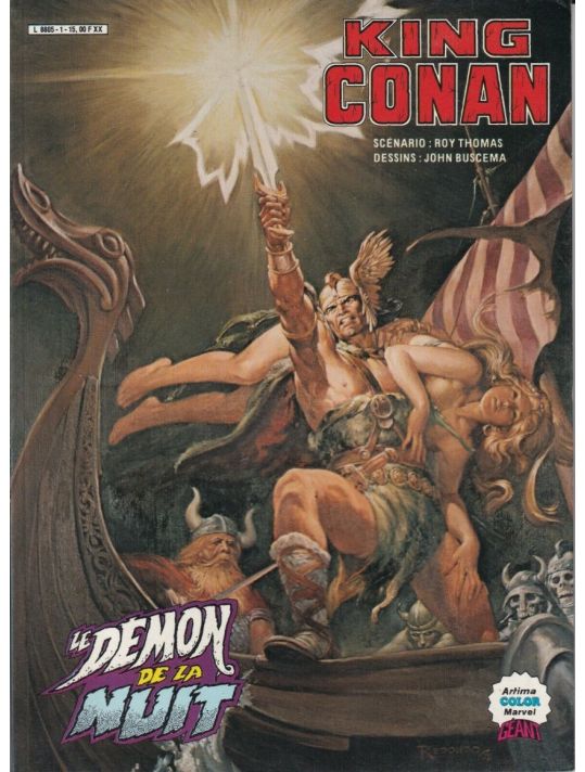 King Conan (Thomas/Buscema) tome 2 - Le démon de la nuit (éd. 1984) main product photo