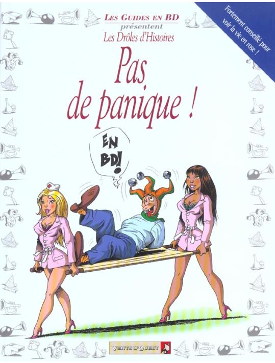les guides en bd tome 33 - drôles d'histoires en bd : pas de panique main product photo