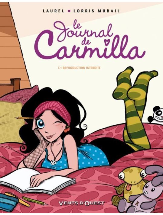 le journal de carmilla tome 1 - reproduction interdite main product photo