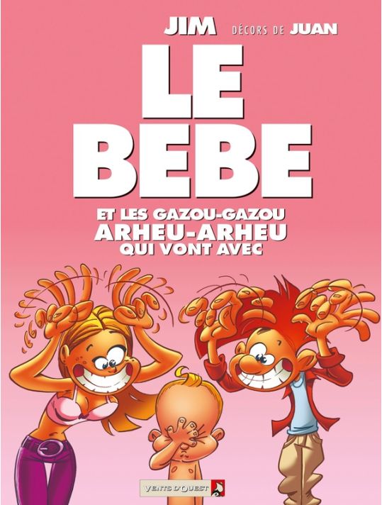 le bébé ; et les gazou-gazou, arheu-arheu qui vont avec main product photo