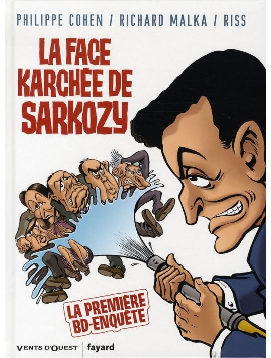 la face karchée de sarkozy main product photo