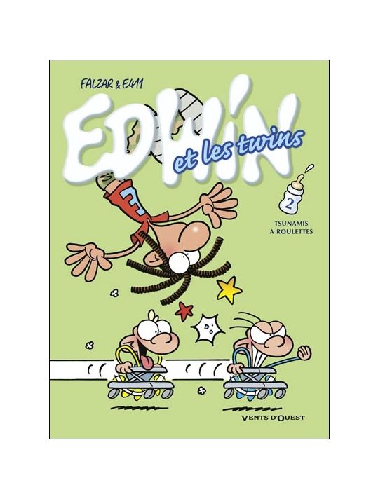 edwin et les twins tome 2 - tsunamis à roulettes main product photo