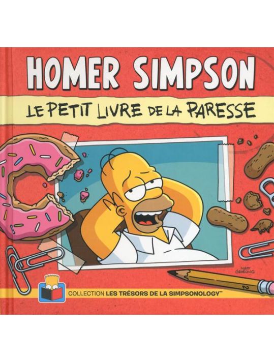 Homer Simpson ; le petit livre de la paresse main product photo