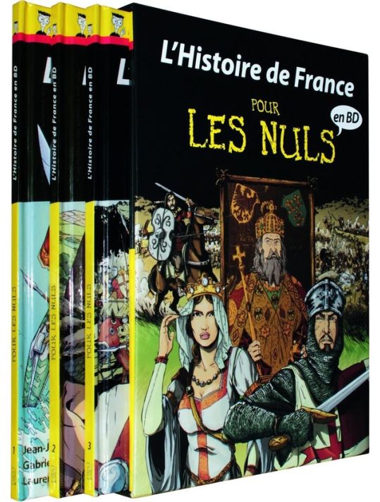 histoire de France en BD pour les nuls - coffret tome 1 à tome 3 main product photo