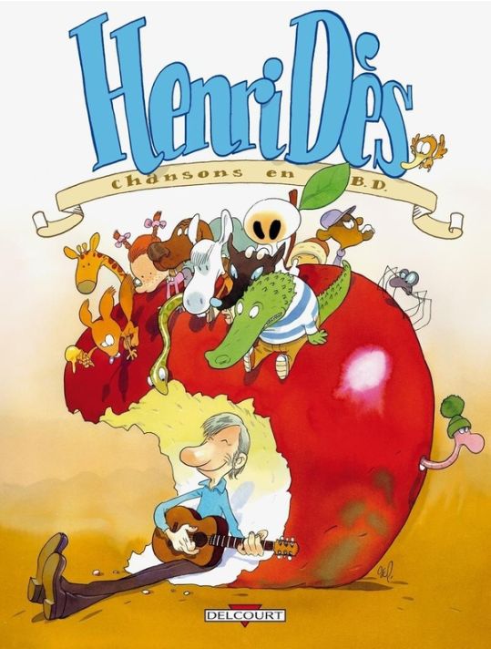 henri dès ; chansons en bd main product photo
