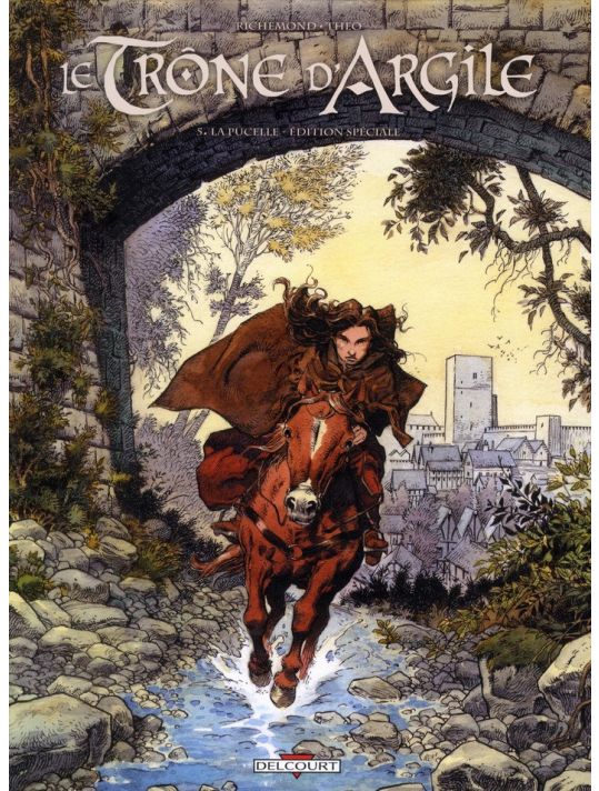 le trône d'argile tome 5 - la pucelle - édition de luxe N&B main product photo