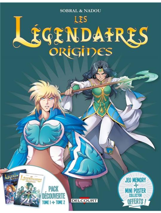 Les Légendaires - Origines - Fourreau tome 1 + tome 2 main product photo