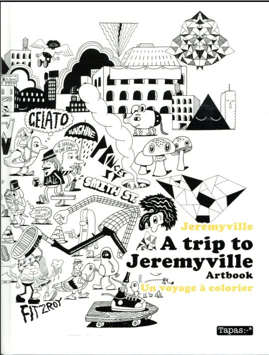 A trip to Jeremyville - artbook à colorier main product photo