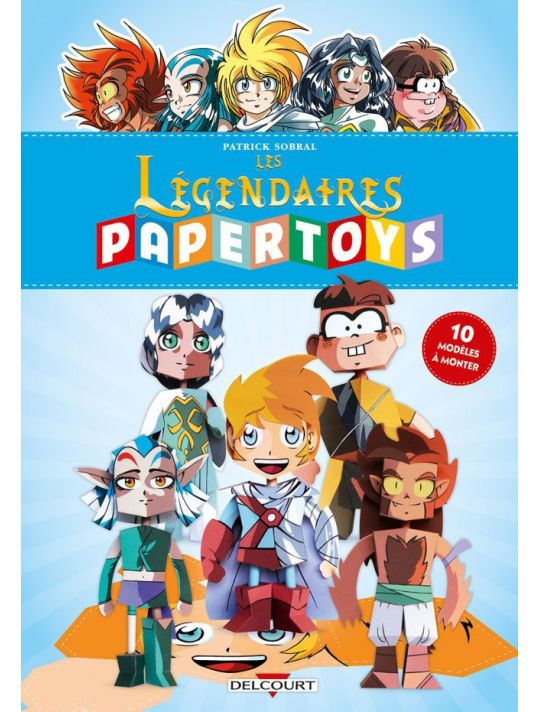 Les Légendaires - papertoys (10 modèles à monter) main product photo