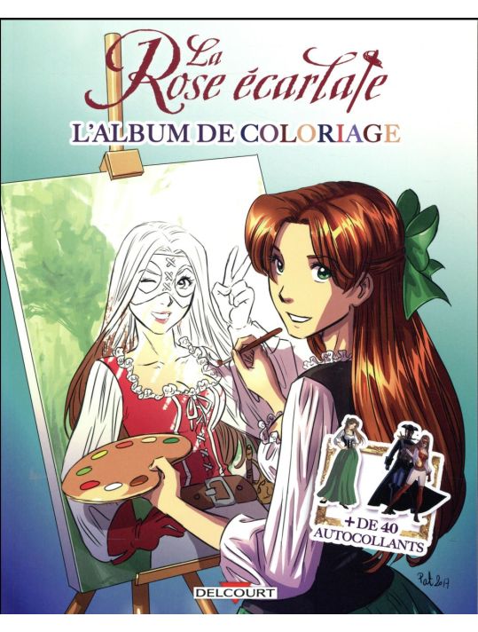 La rose écarlate - album de coloriage main product photo