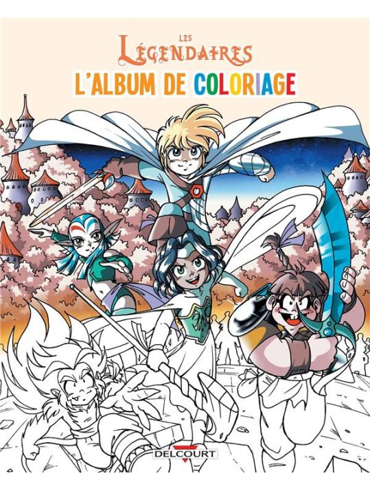 les Légendaires - l'album de coloriage tome 2 main product photo