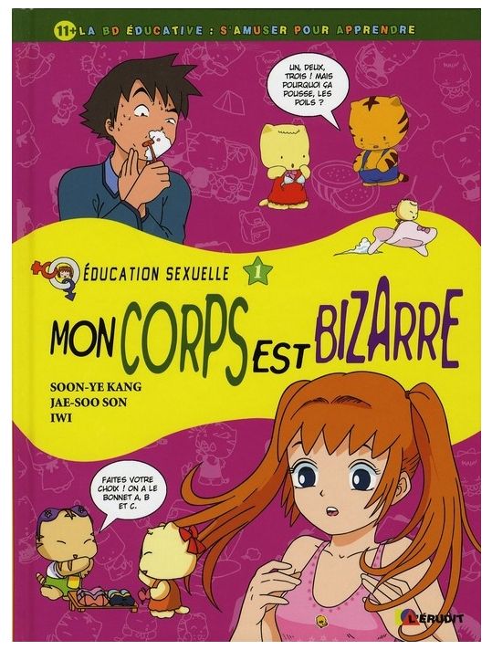 éducation sexuelle ; mon corps est bizarre main product photo
