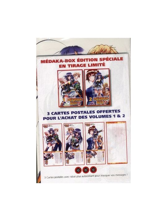 médaka-box - pack tome 1 et tome 2 - édition collector main product photo