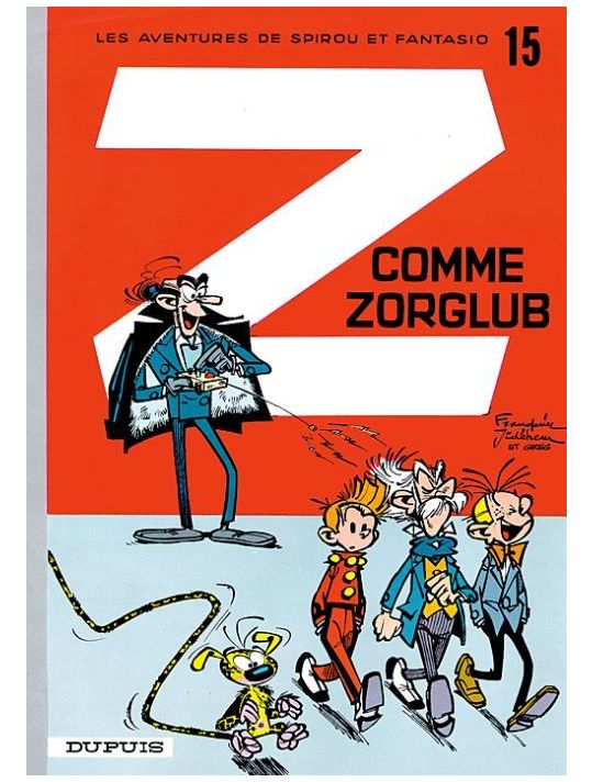 spirou et fantasio tome 15 - z comme zorglub (cartonné) main product photo