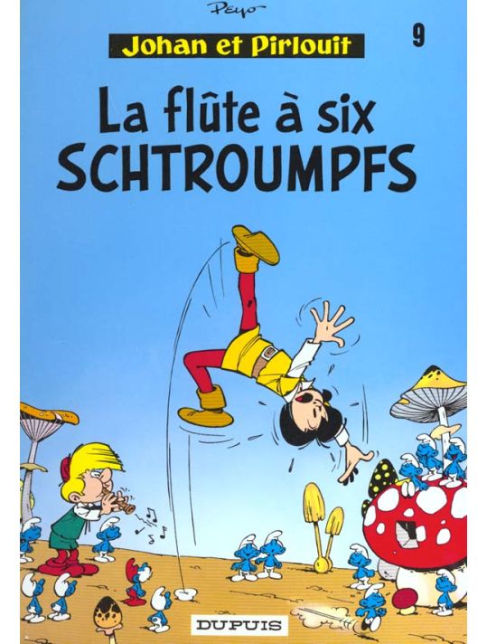 johan et pirlouit tome 9 - la flûte à six schtroumpfs main product photo