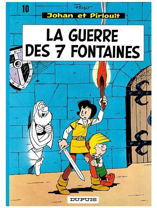 johan et pirlouit tome 10 - la guerre des 7 fontaines main product photo