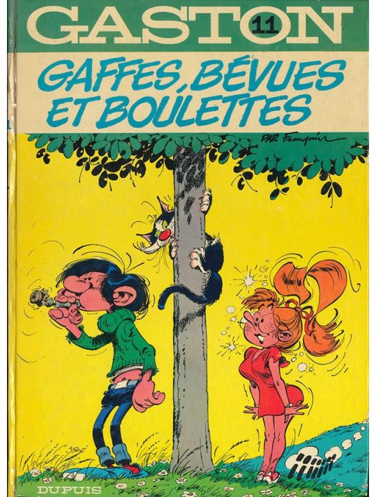 Gaston Lagaffe tome 11 - gaffes, bévues et boulettes main product photo