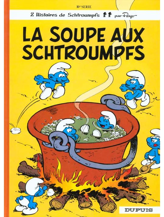 les schtroumpfs tome 10 - la soupe aux schtroumpfs main product photo
