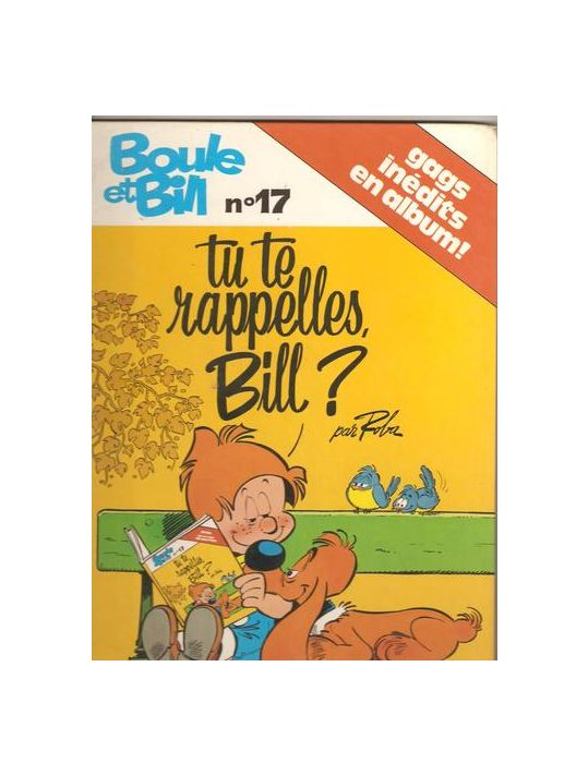 Album de boule et bill tome 17 - tu te rappelles bill main product photo