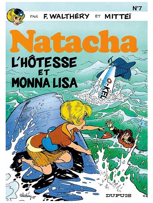 natacha tome 7 - l'hotesse et monna lisa main product photo