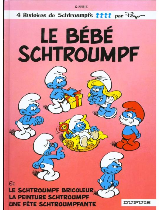 les schtroumpfs tome 12 - le bébé schtroumpf main product photo