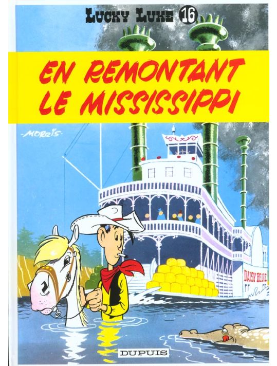lucky luke tome 16 - en remontant le mississipi main product photo