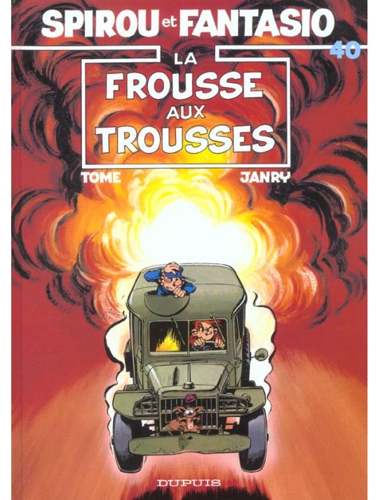 spirou et fantasio tome 40 - la frousse aux trousses main product photo