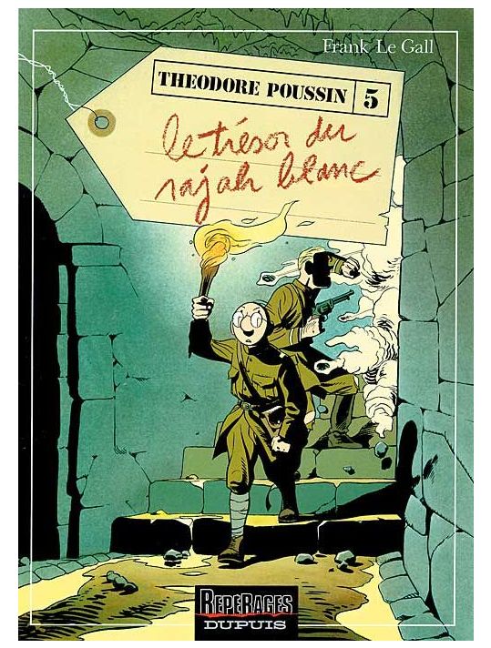 theodore poussin tome 5 - le tresor du rajah blanc main product photo