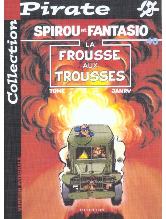 Spirou et Fantasio (pirate) tome 40 - la frousse aux trousses main product photo
