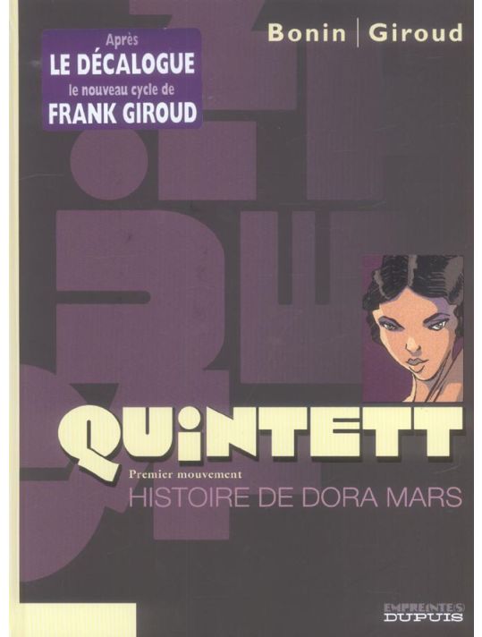 quintett tome 1 - histoire de dora mars main product photo