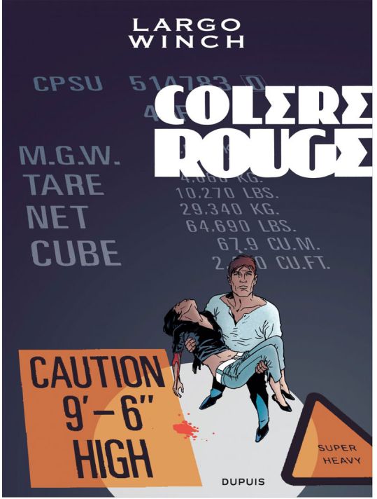 Largo Winch tome 18 - colère rouge - grand format main product photo