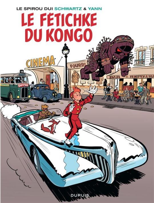 Spirou vu par.. Schwartz et Yann : le fetichke du Kongo (bruxellois) main product photo