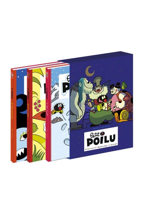 Petit Poilu coffret 3 albums + poster main product photo