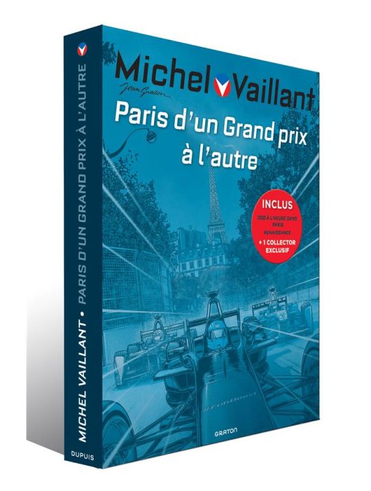 Michel Vaillant - fourreau - Renaissance + 300 à l'heure dans Paris main product photo