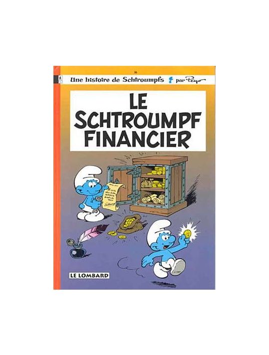 Les schtroumpfs tome 16 - Le schtroumpf financier main product photo