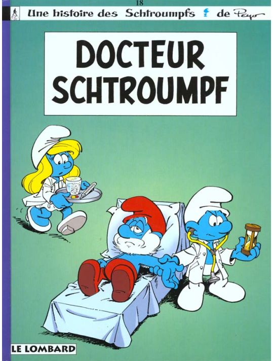 les schtroumpfs tome 18 - docteur schtroumpf main product photo