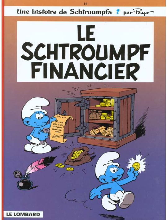 les schtroumpfs tome 16 - le schtroumpf financier main product photo