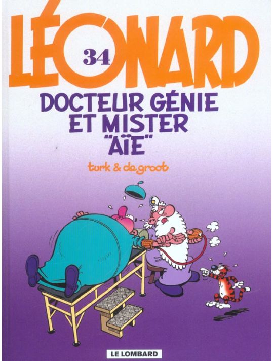 léonard tome 34 - docteur génie et mister aie main product photo