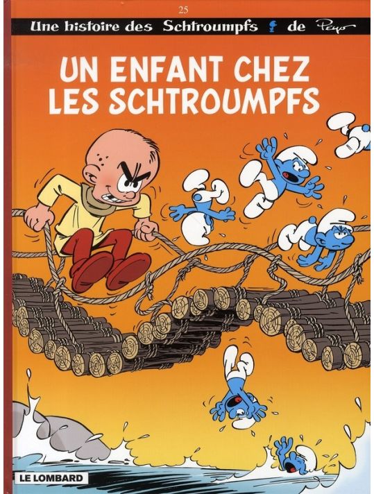 les schtroumpfs tome 25 - un enfant chez les schtroumpfs main product photo