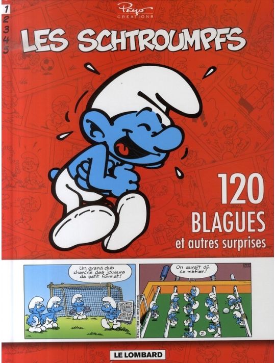 les schtroumpfs tome 1 - 120 blagues et autres surprises main product photo