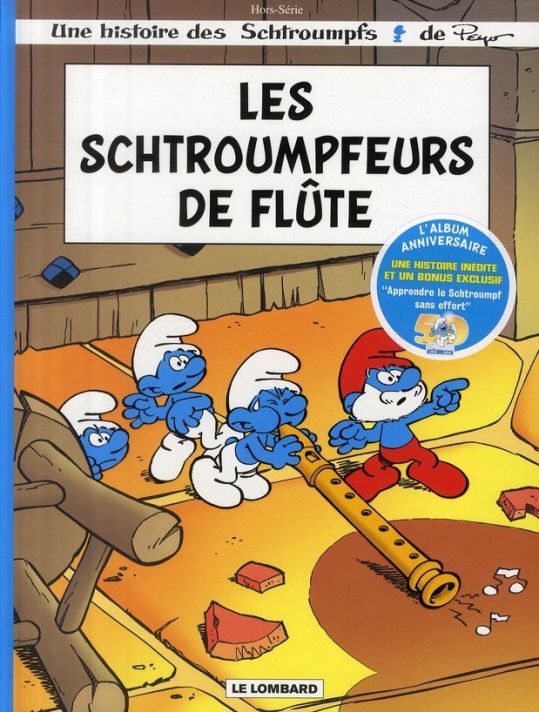 les schtroumpfs ; les schtroumpfeurs de flûte (ablum 50 ans ) main product photo