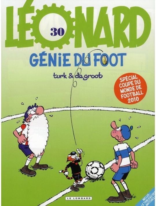 léonard tome 30 - génie du foot avec jacquette main product photo