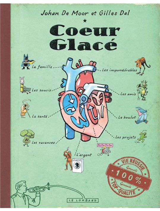 coeur glacé main product photo