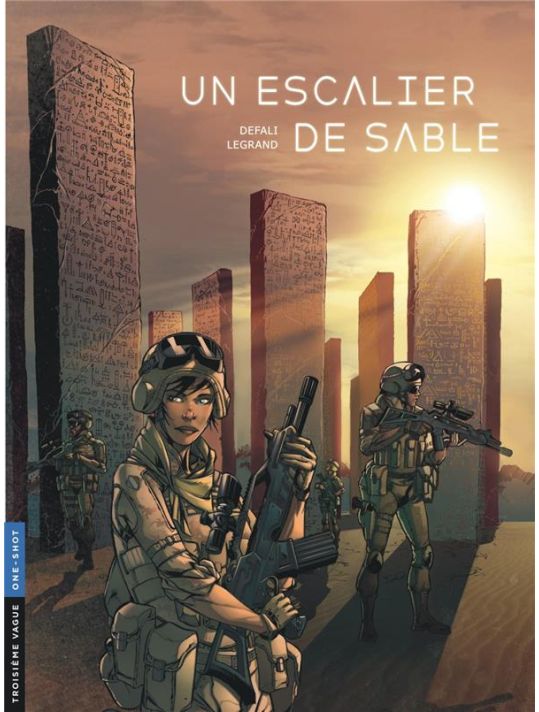Un escalier de sable main product photo