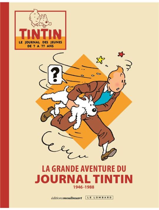 La grande aventure du journal Tintin (édition luxe) tome 1 main product photo