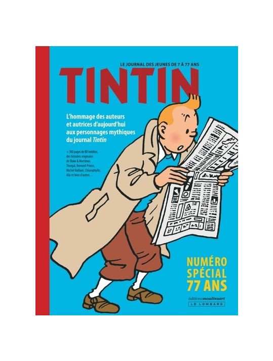 Journal Tintin 77 ans luxe